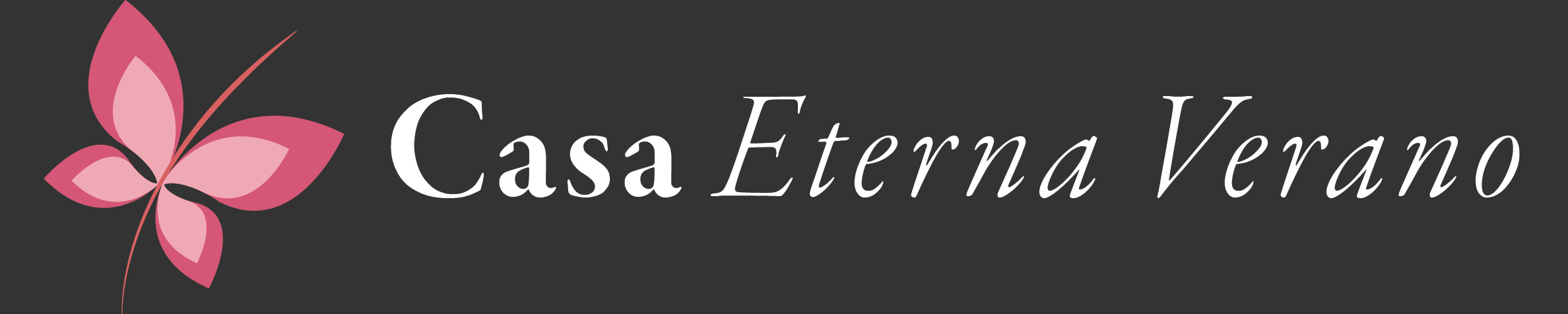 Casa Eterna Verano logo – example brand identity for tropical Airbnb website template